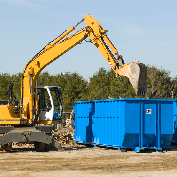 can i request a rental extension for a residential dumpster in Boynton OK